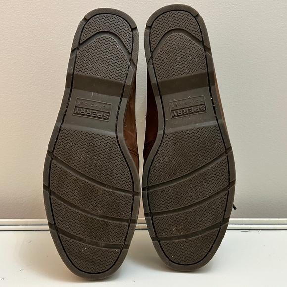 Men’s Sperry Top-Sider Authentic Original Brown Leather Boat Shoe - Picture 8 of 9